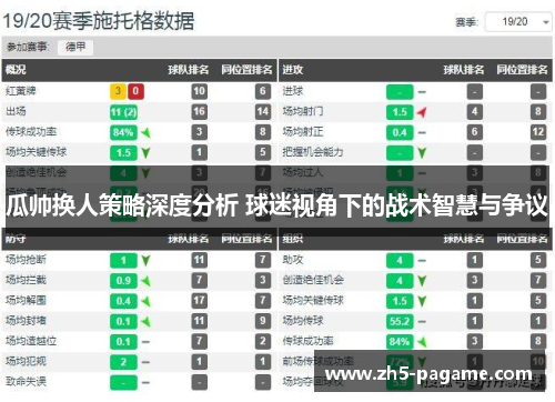 瓜帅换人策略深度分析 球迷视角下的战术智慧与争议 瓜帅换人策略深度分析 球迷视角下的战术智慧与争议